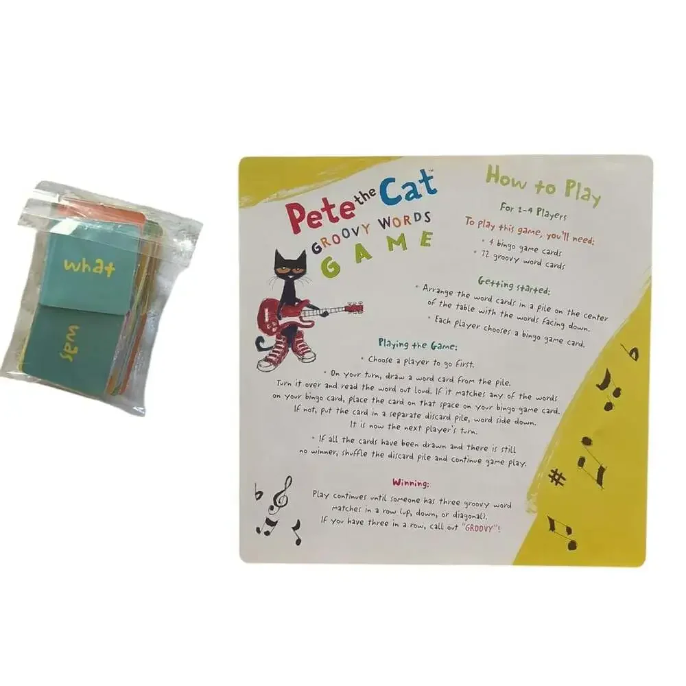 Learning Resources Math Game & Scholastic Pete the Cat Words Game Bundle